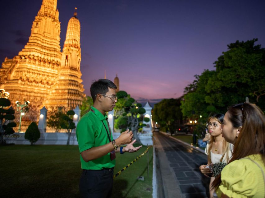 Bangkok: Evening Tour With Wat Arun, Wat Pho & Tuk Tuk Ride - Meeting Point and Sustainability