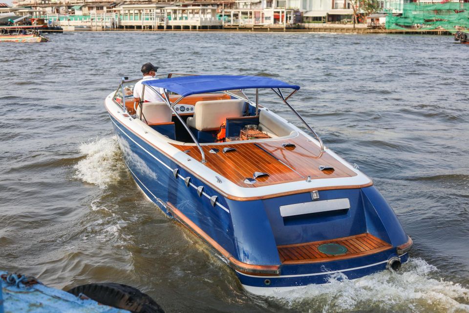 Bangkok: Private Luxury Speedboat Chaophraya River Cruise - Booking Details