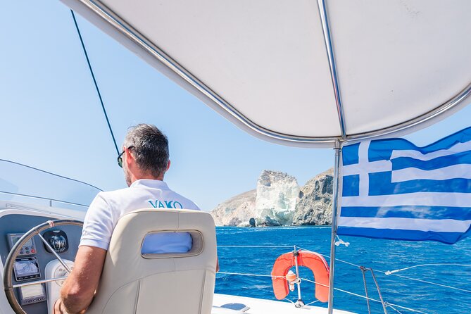 Best of Santorini Private Half-Day Catamaran Cruise With Transfer and Meal - Terms & Conditions