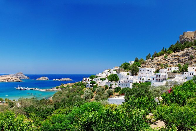 Boat Trip to LINDOS With Swimming Stops at Anthony Quinns & Tsambika Bays - Directions