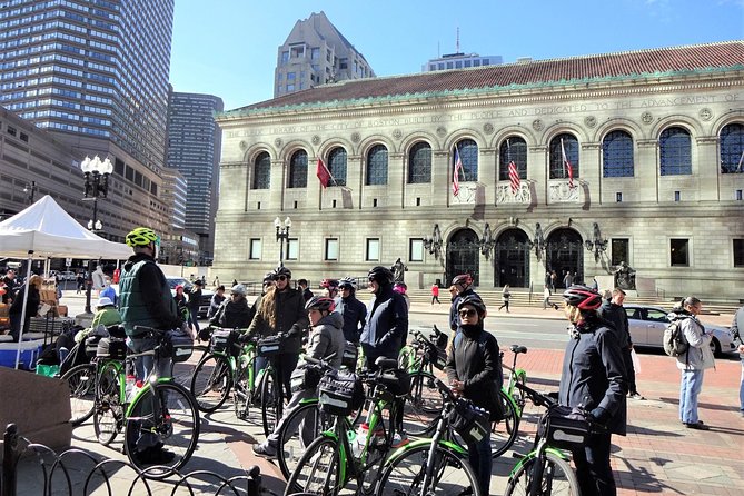 Boston Bike Tour With Guide, Including North End, Copley Sq. - Group Experience