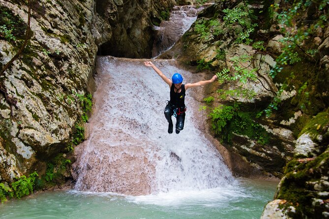 Canyoning Experience in Neda for Beginners - Gear Provided