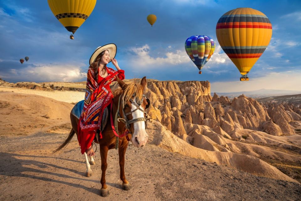 Cappadocia: Horse Riding With Balloons Above at Sunrise - Common questions