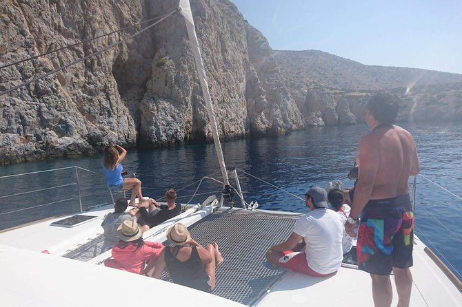 Catamaran Full-Day Cruise Around Naxos or Paros With Lunch - Common questions
