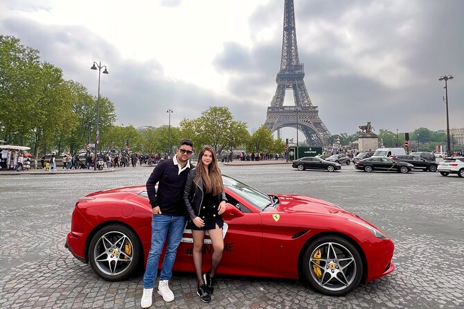 Drive the FERRARI California Turbo Near the Eiffel Tower - Route Map and Itinerary