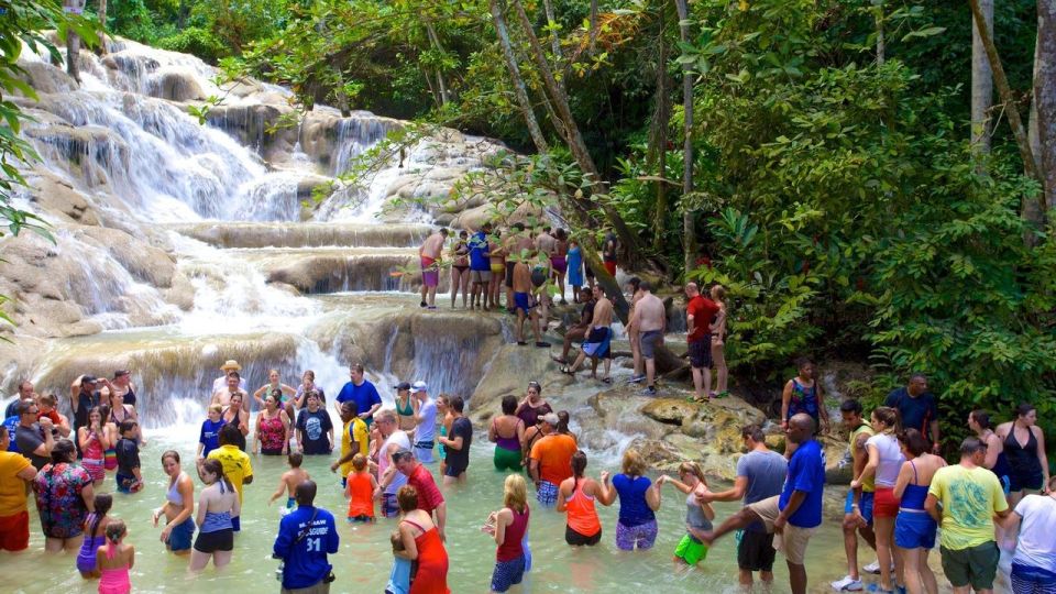 Dunns River Falls Climb, Access to Beach, Waterpark, Garden - Inclusive Guided Tour Experience