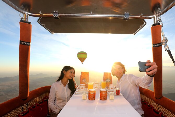Exceptional Private ROYAL Hot Air Balloon Flight With Seated Air Breakfast - Ground Team and Luxury Car Inclusions
