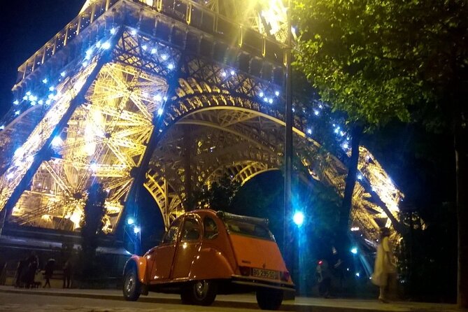 Experience the Magic of Paris By Night: A 2-Hour Iconic 2CV Tour - Tour Highlights and Route