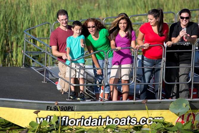 Florida Everglades Airboat Tour and Wild Florida Admission With Optional Lunch - Important Reminders