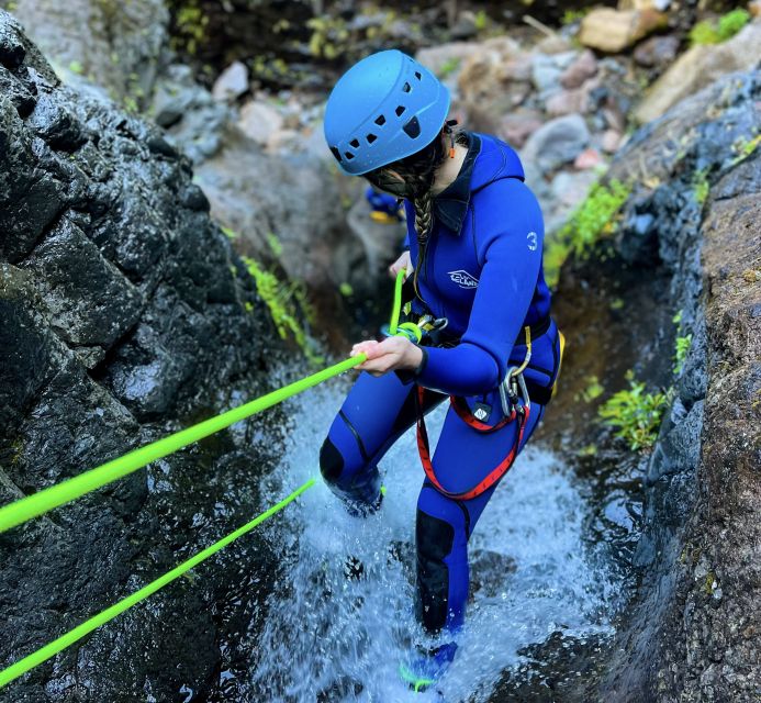 From Funchal: Intermediate (Level 2) Canyoning Adventure - Guide and Equipment