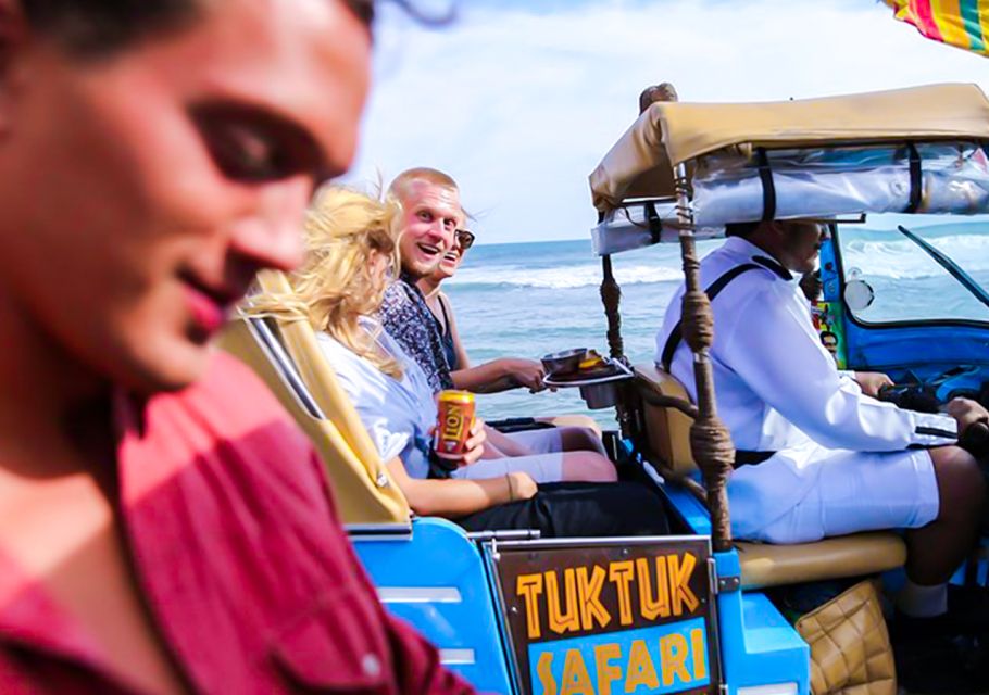 From Galle: Morning or Evening Beach Safari by TukTuk - Pickup Service