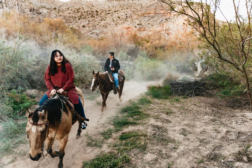 From Las Vegas: Desert Sunset Horseback Ride With BBQ Dinner - Location and Details