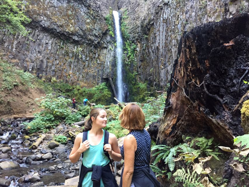 From Portland: Columbia Gorge Hike and Winery Lunch - Afternoon Tour Itinerary