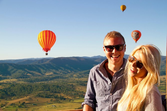Gold Coast Hot Air Balloon Winery Breakfast Return Transfers - Lowest Price Guarantee