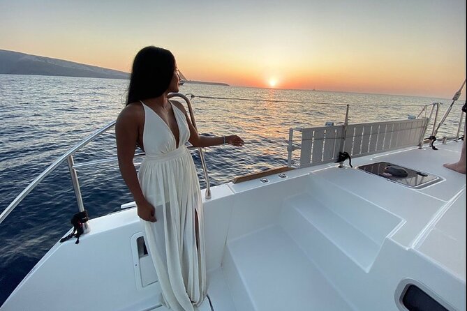 Golden Route: Santorini Sunset Cruise With Ammoudi Bay Views - Common questions