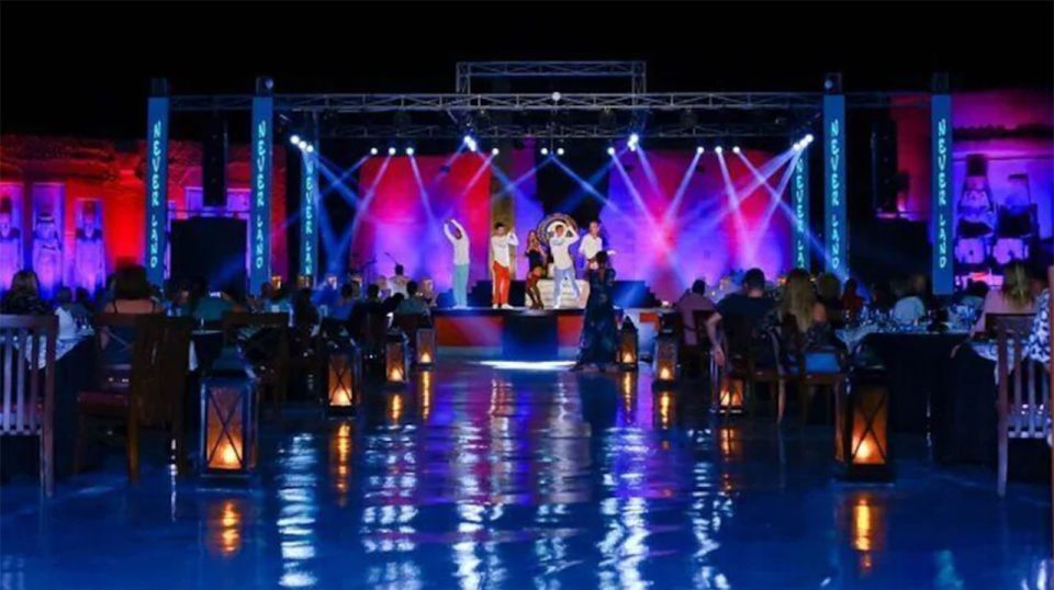 Hurghada: Neverland Musical Show Entry Tickets With Pickup - Common questions