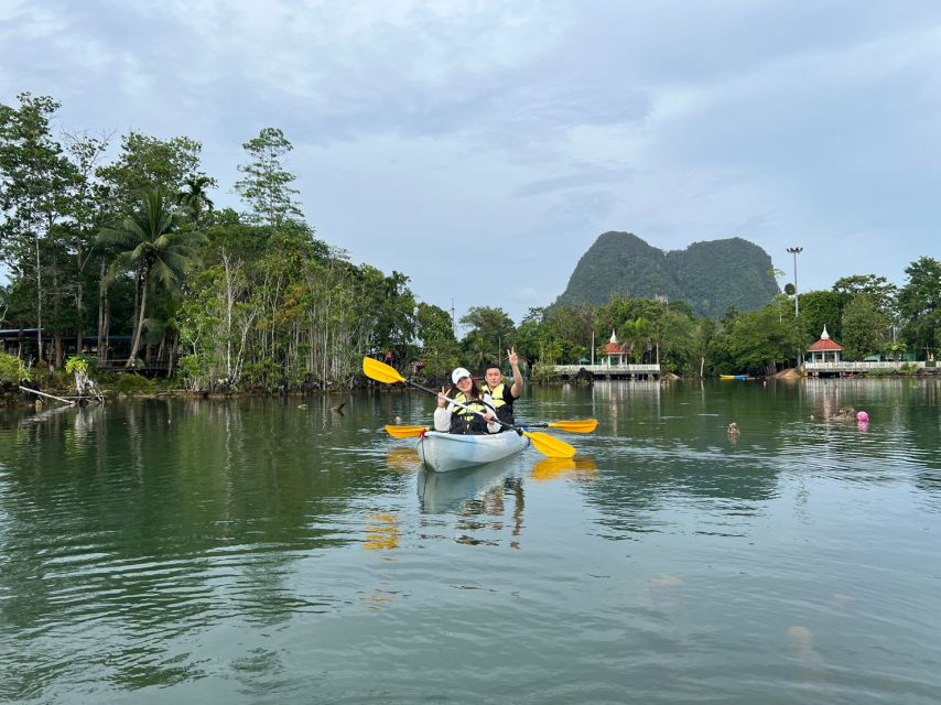 Krabi: Kayaking at Klong Nam Sai, Elephant Bathing & Feeding - Common questions