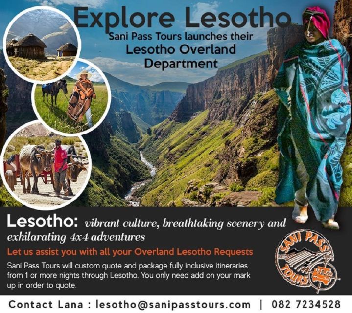 Lesotho: Sani Pass One Night Special - Additional Information