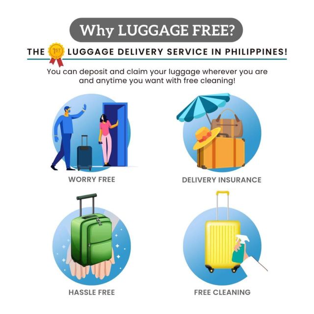 Luggage Deposit and Delivery Service in Cebu and Mactan - Pricing Information