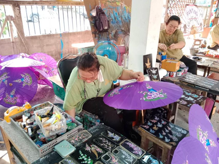 Mae Kampong Village, Hot Springs, Bor Sang Umbrellas Making - Inclusions in the Tour Package