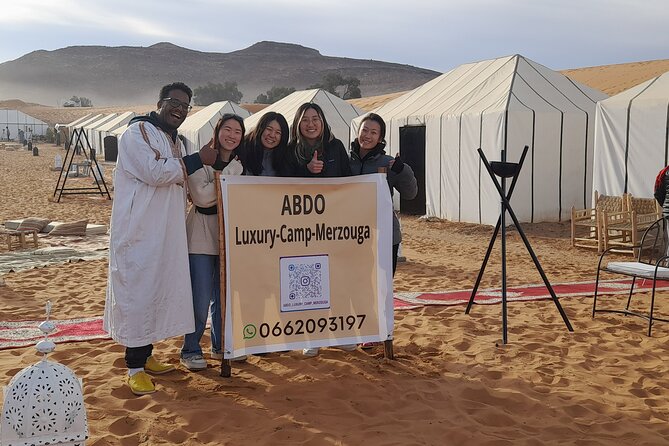 One Night in Private Camp in the Sahara Desert in Merzouga With Dinner - Common questions