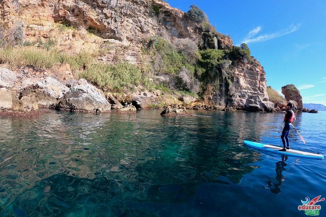 Paddle Surf Route Cliffs Nerja and Cascada De Maro Snorkel - Route Highlights