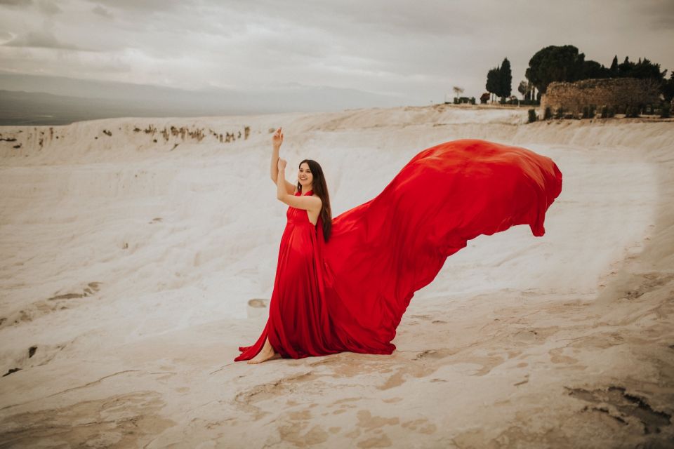 Pamukkale Travertine Photoshoot With Flying Dress - Booking Information