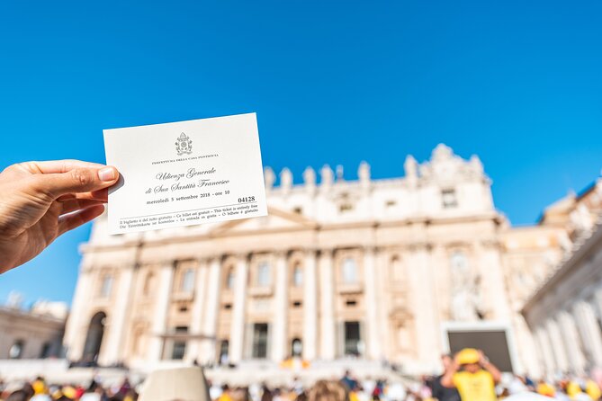 Papal Audience Experience Tickets and Presentation With an Expert Guide - Background Information