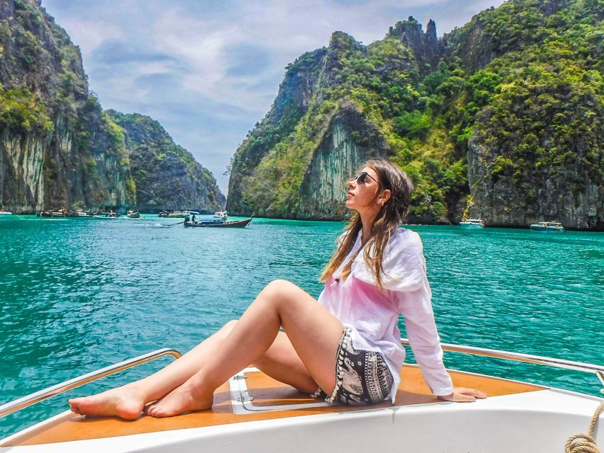 Phuket: Private Speedboat to Phi Phi - Maya - Bamboo Islands - Full Tour Description