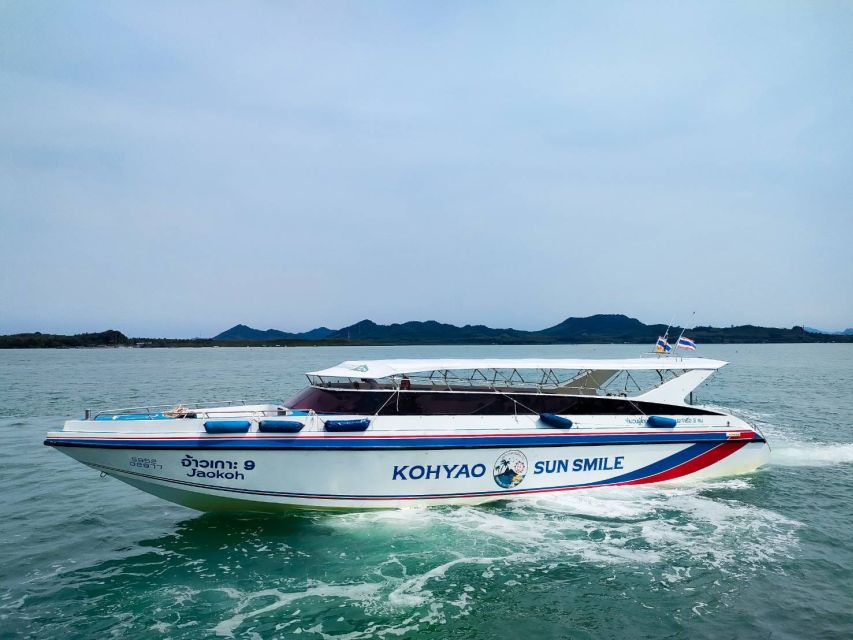 Phuket: Speedboat Transfer to Ao Nang or Railay via Ko Yao - Additional Tips
