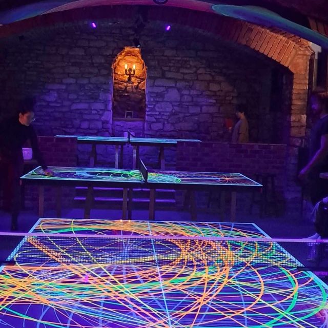 Ping Pong or Shuffleboard Game in Crew Bar Prague - Group Game Options