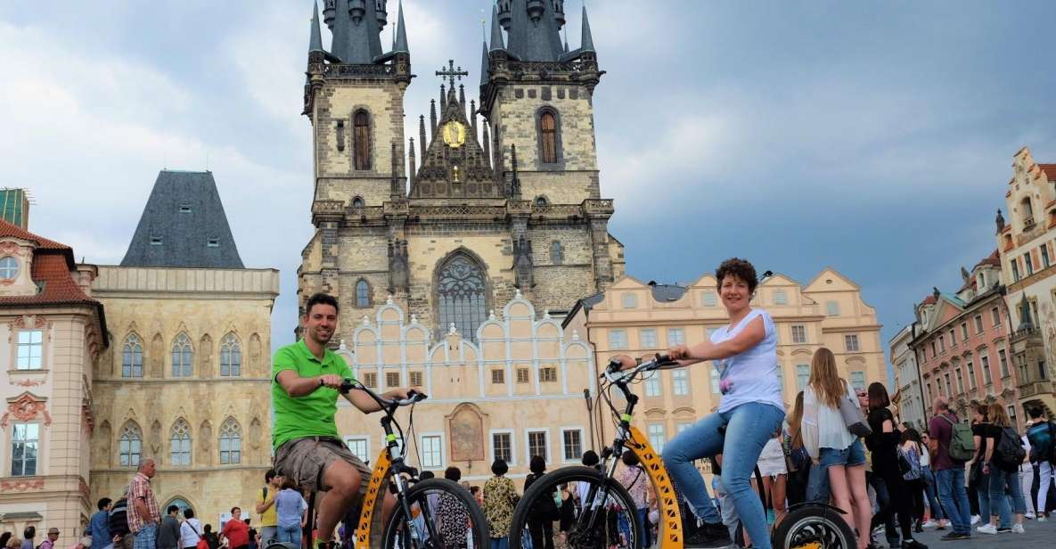 Prague: 2-Hour Old District & Riverside E-Scooter Tour - Guided Landmark Tour