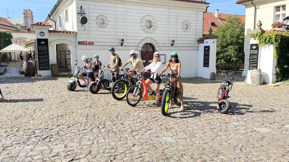 Prague: Highlights Tour on E-Scooter or Ebike - Booking and Logistics