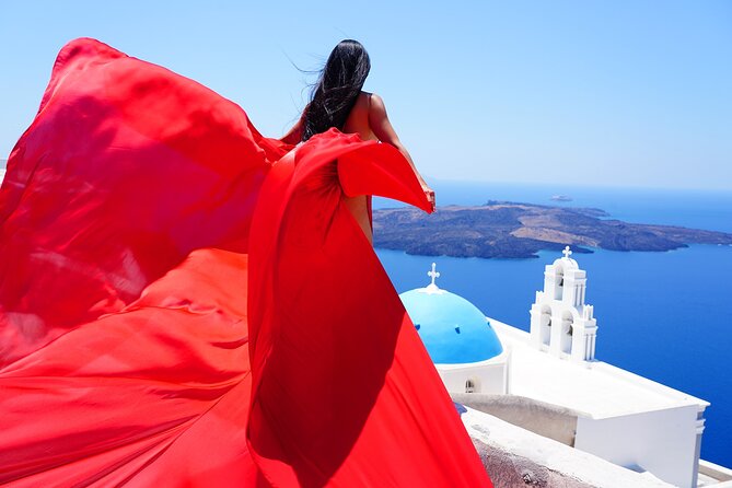 Private Flying Dress Photoshoot in Santorini - Additional Information
