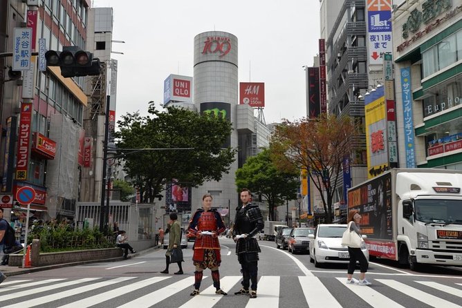 Samurai Photo Shooting at Street in Shibuya - Logistics