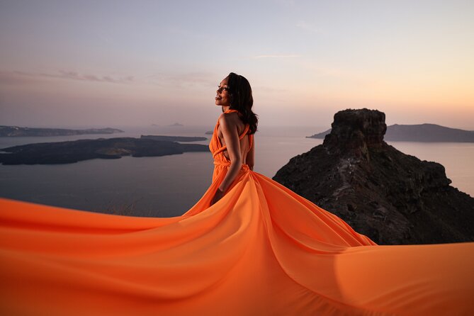 Santorini Flying Dress Photo Session Experience - Common questions