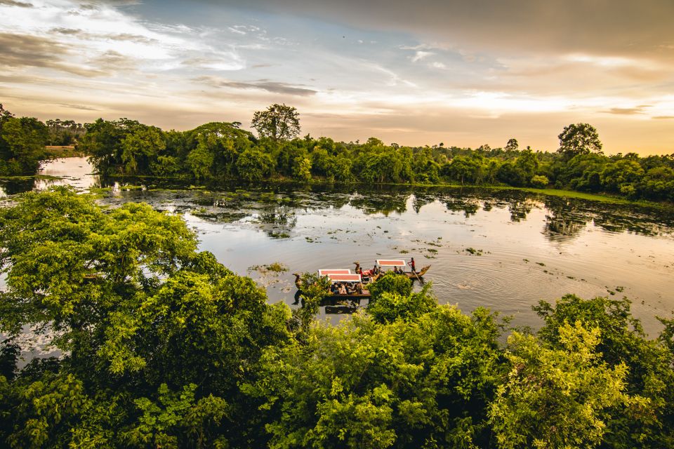 Siem Reap: Angkor Sunset Tour by Jeep With Boat Ride - Tour Itinerary