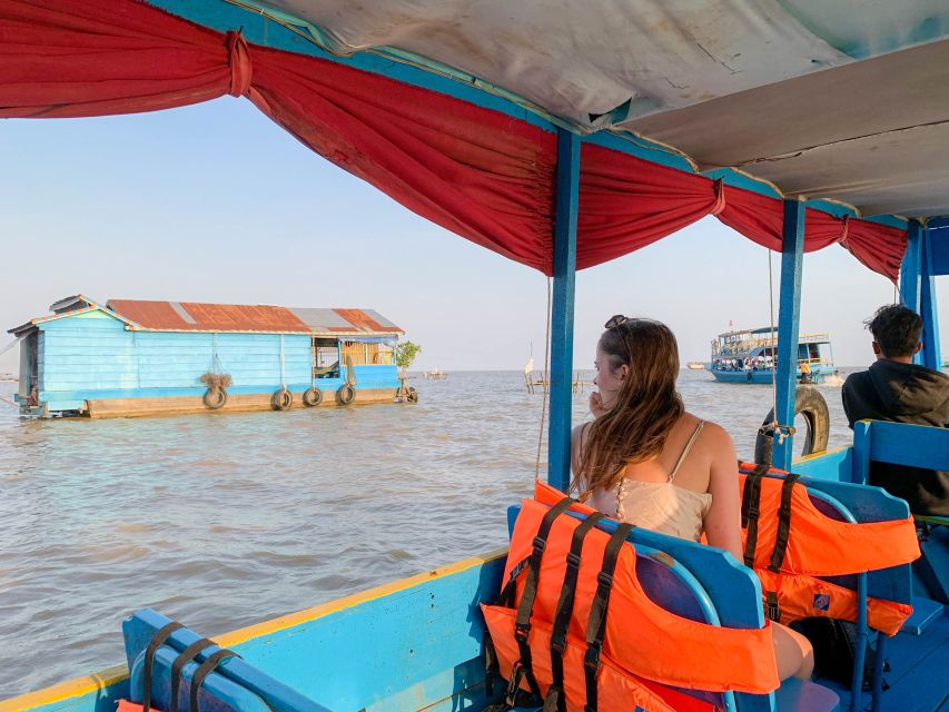 Siem Reap: Floating Village Sunset Boat Guided Vespa Tour - Tour Details