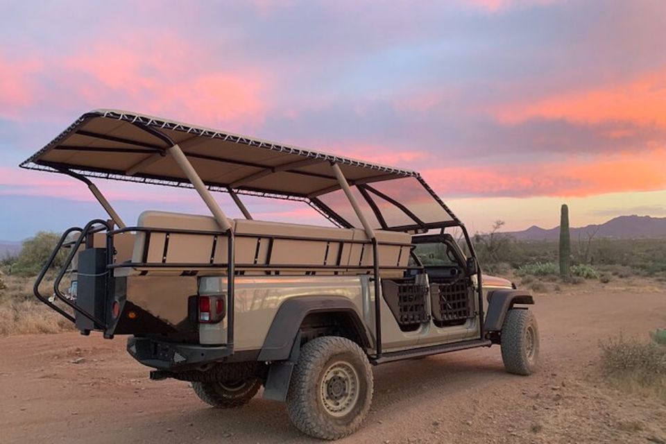 Sonoran Desert: Sunset Jeep Tour With Tonto National Forest - Professional Guide Insights and Landmarks