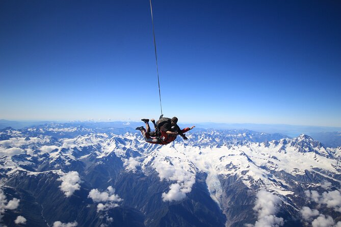 Tandem Skydive 16,500ft From Franz Josef - Common questions