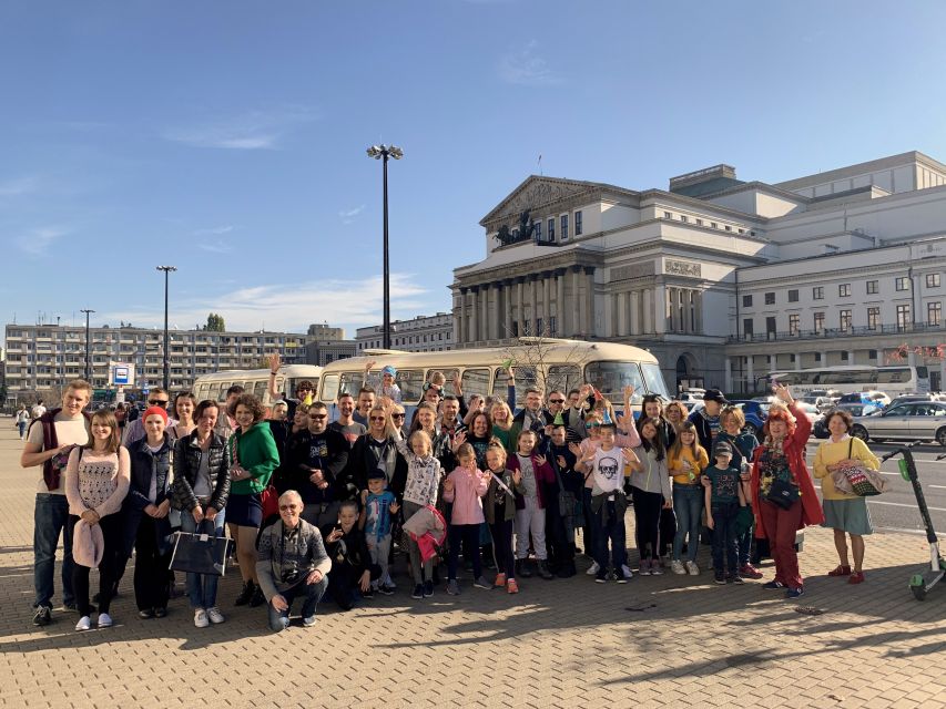 Warsaw: Highlights Guided Retro Bus Tour - Experience Highlights