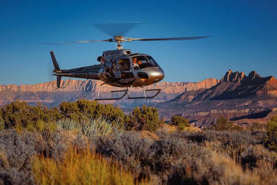 Zion National Park, Canaan Cliffs: Extended Helicopter Tour - Booking Details