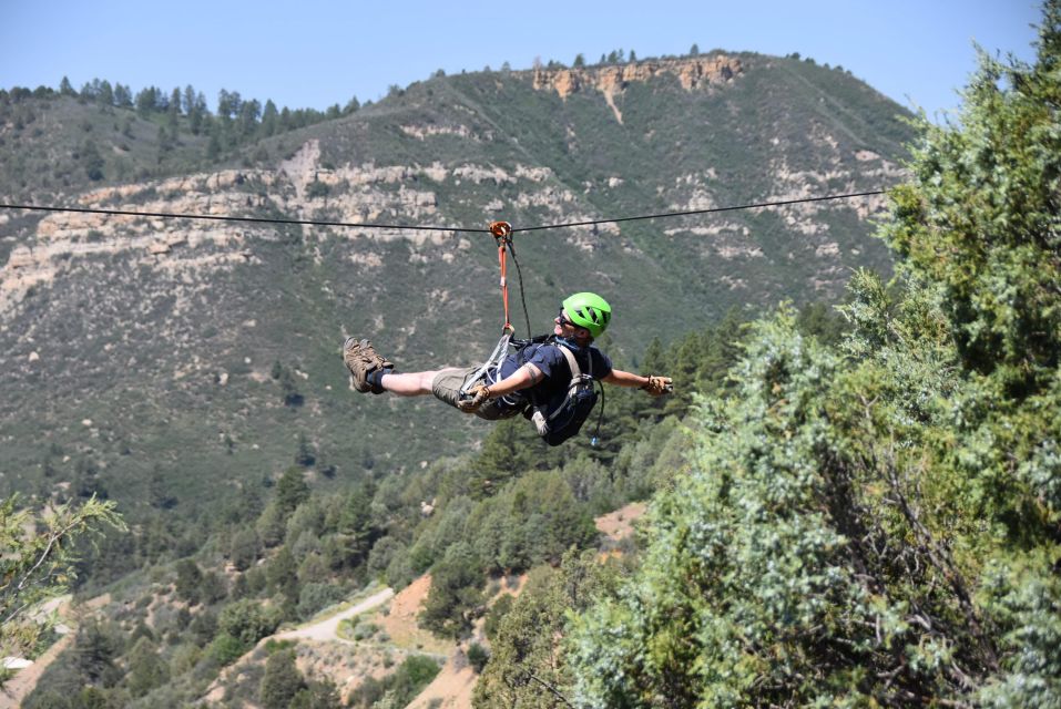 6-Zipline Adventure in the San Juan Mountains Near Durango - State-of-the-Art Equipment Provided