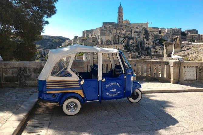 Ape Calessino Tour of the Sassi of Matera 'Standard' - Booking Information