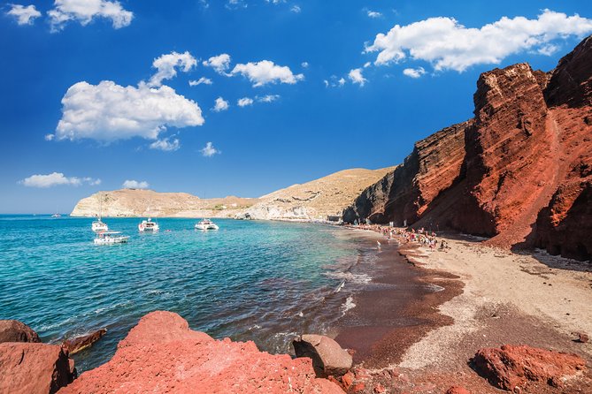Archaeological Bus Tour to Akrotiri Excavations & Red Beach - Tour Pricing and Booking Information
