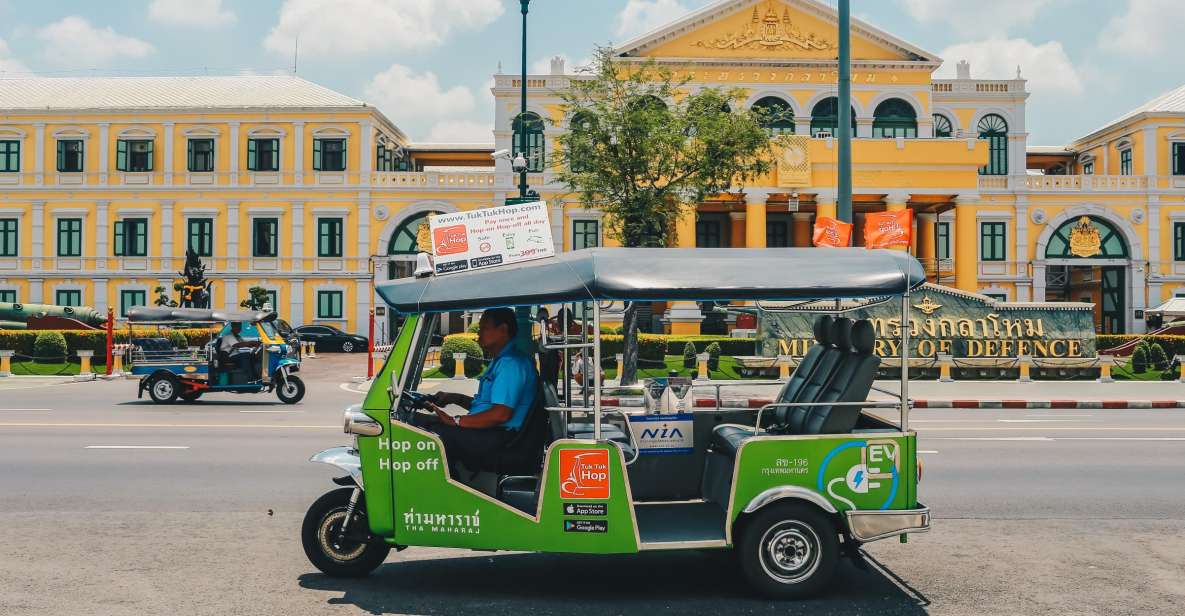 Bangkok: Hop On Hop Off Tuk Tuk & Boat Chao Phraya River - Booking Information