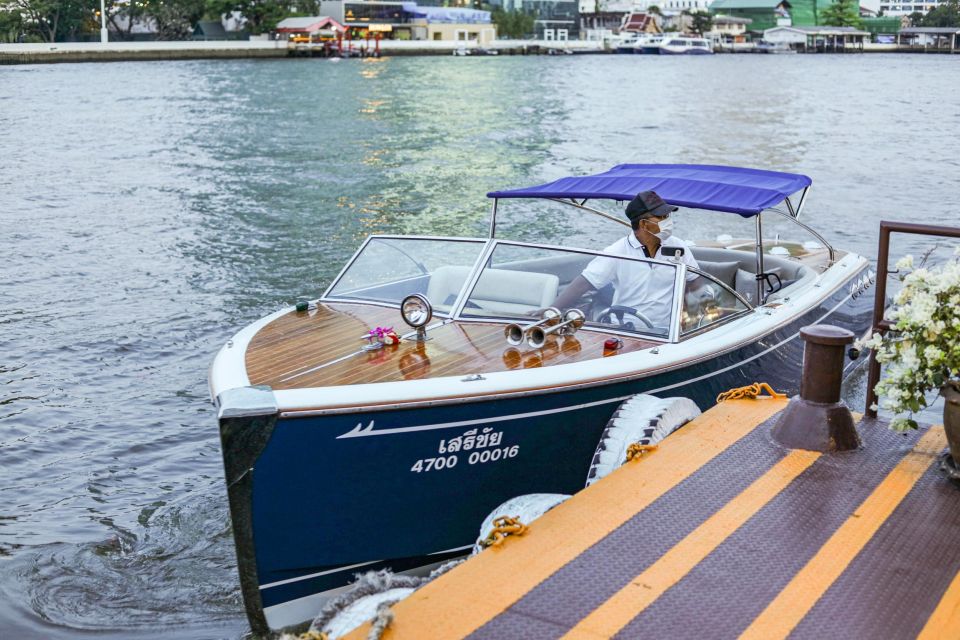 Bangkok: Private Luxury Speedboat Chaophraya River Cruise - Directions