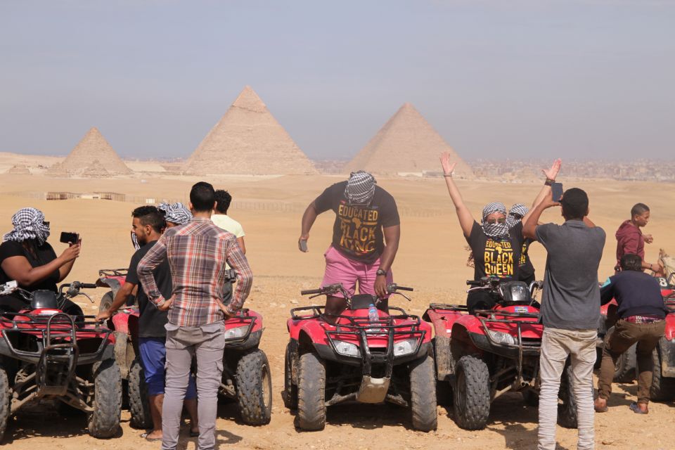 Cairo: Giza Pyramids Tour With Quad Bike Safari & Camel Ride - Safety Precautions