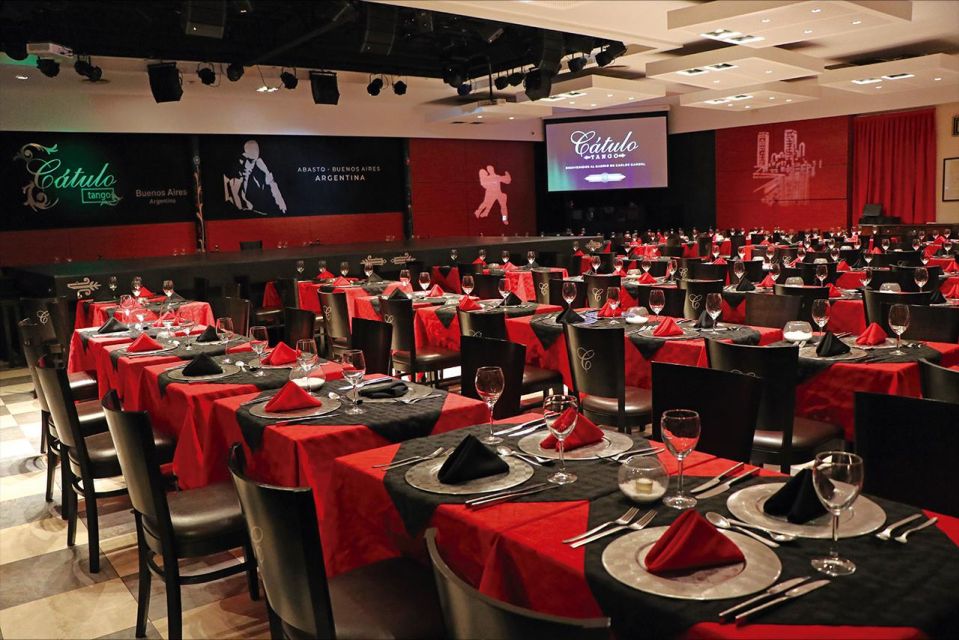 Cátulo Tango VIP: Gourmet Dinner Show Transfer Free - Accessibility Information