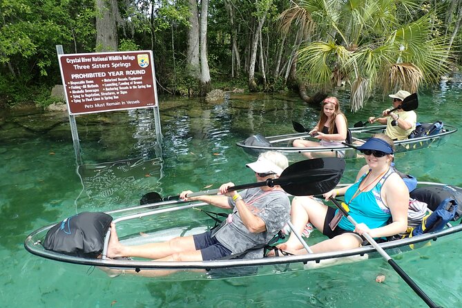 Clear Kayak Tour Of Crystal River And Three Sisters Springs - Wildlife Spotting